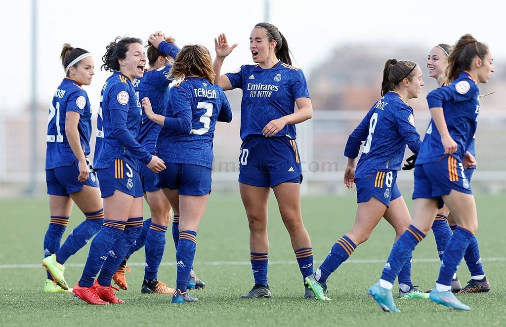 Olga mantiene vivo el objetivo Champions, en una tarde fría de abril en la Ciudad Deportiva Fundación Rayo Vallecano