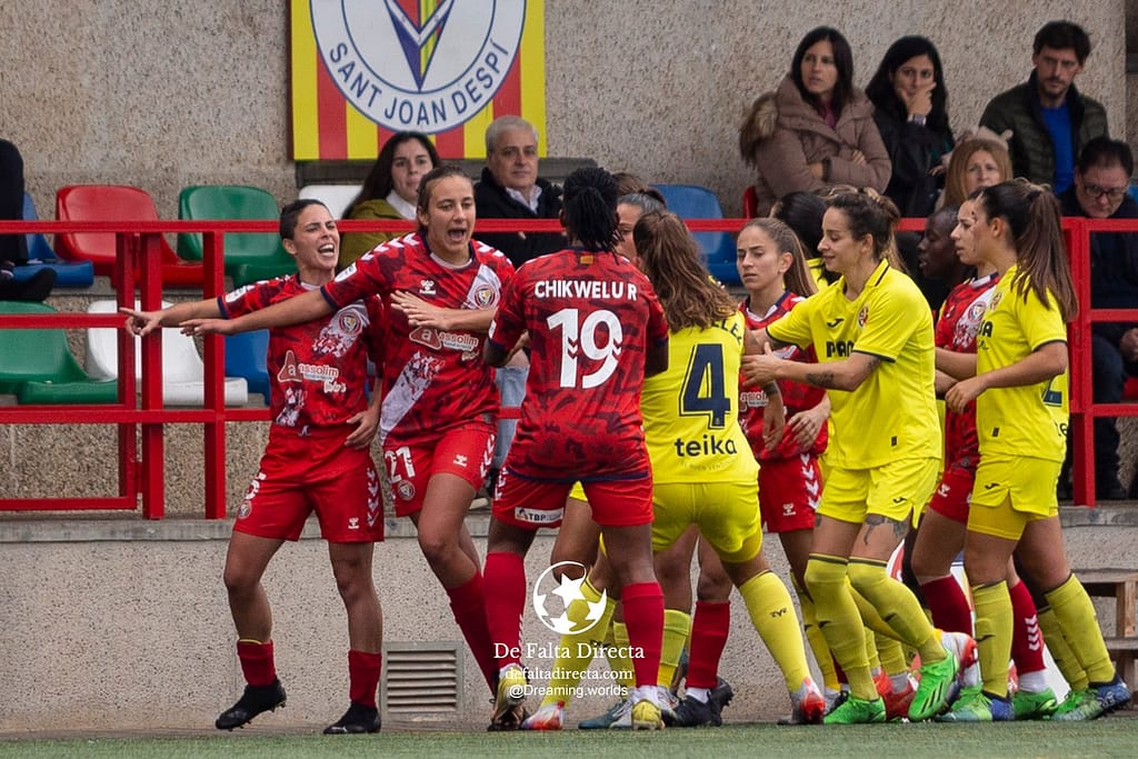 galería partido network liga F entre Levante Las Planas y Villarreal CF