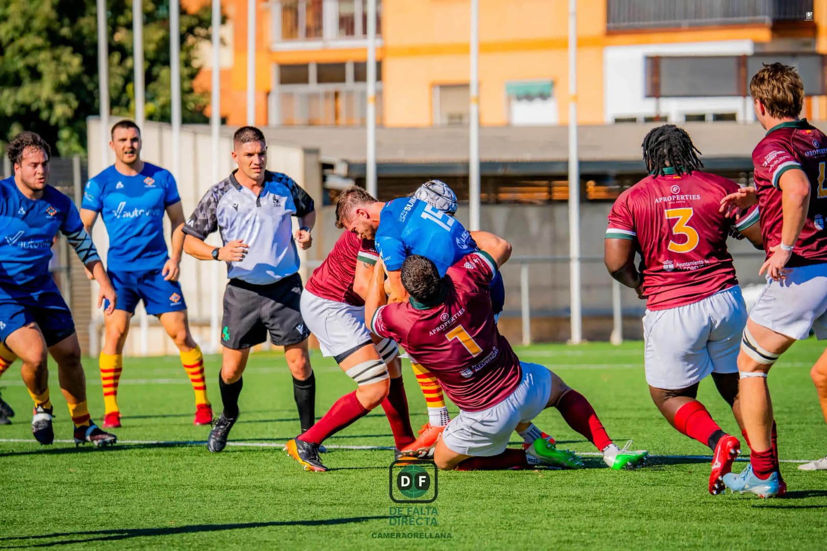 Rugby. UE Santboiana 37 - 19 Silicius Alcobendas